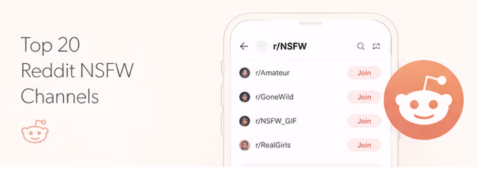 Top NSFW subreddits ranked in 2026