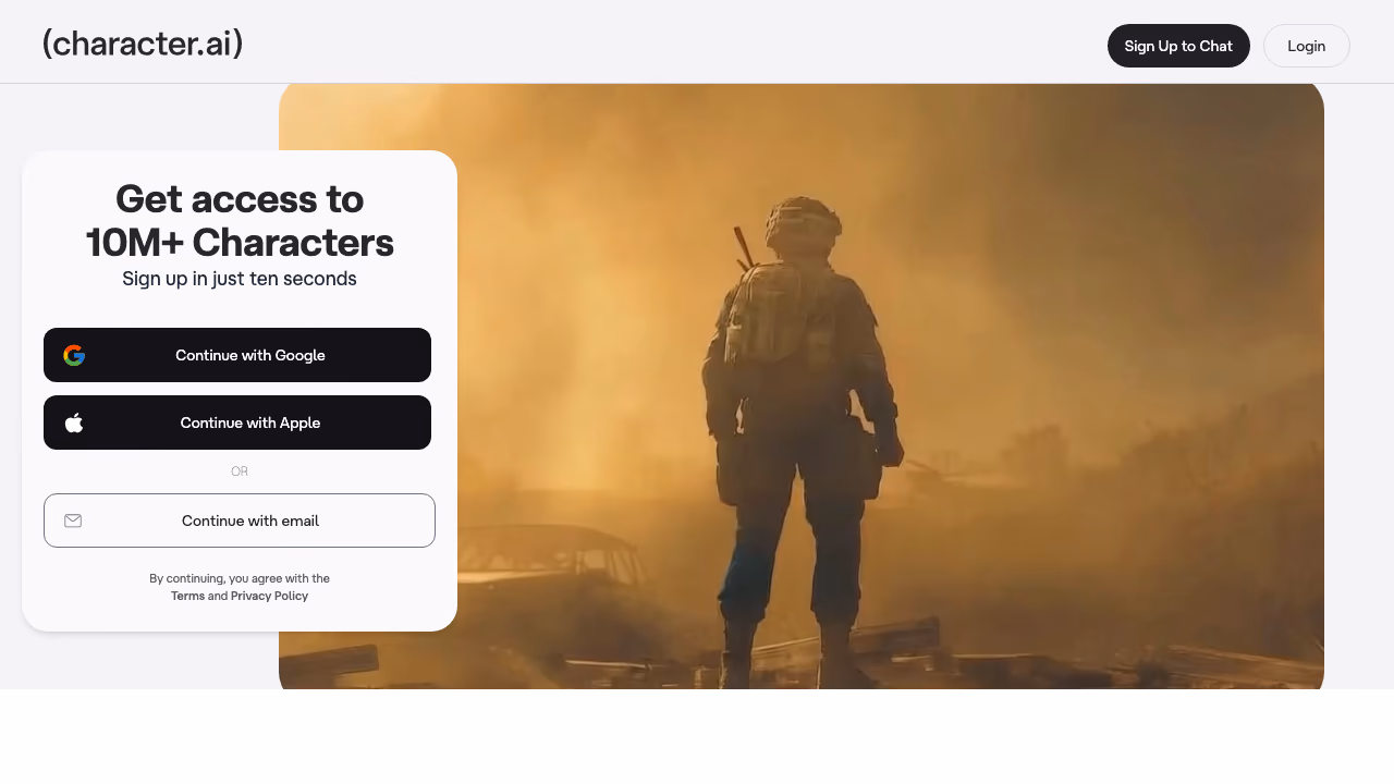 Character.AI screenshot