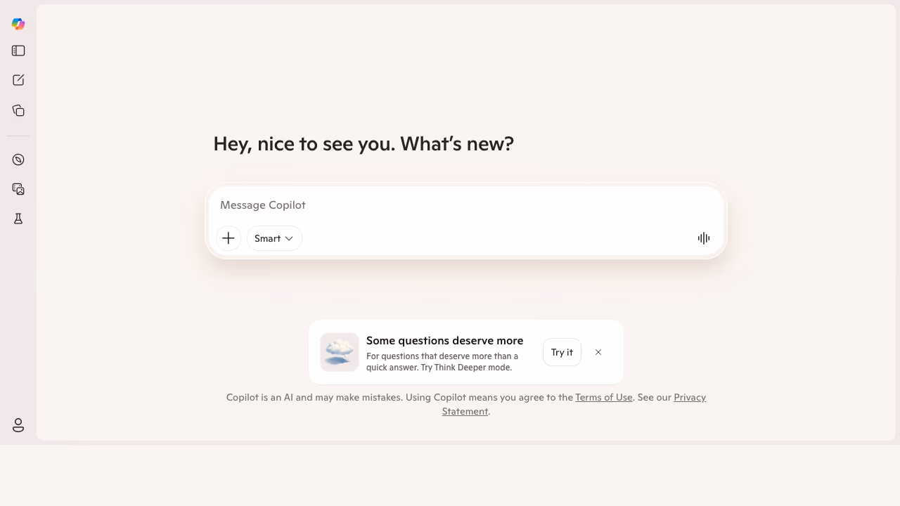 Microsoft Copilot screenshot