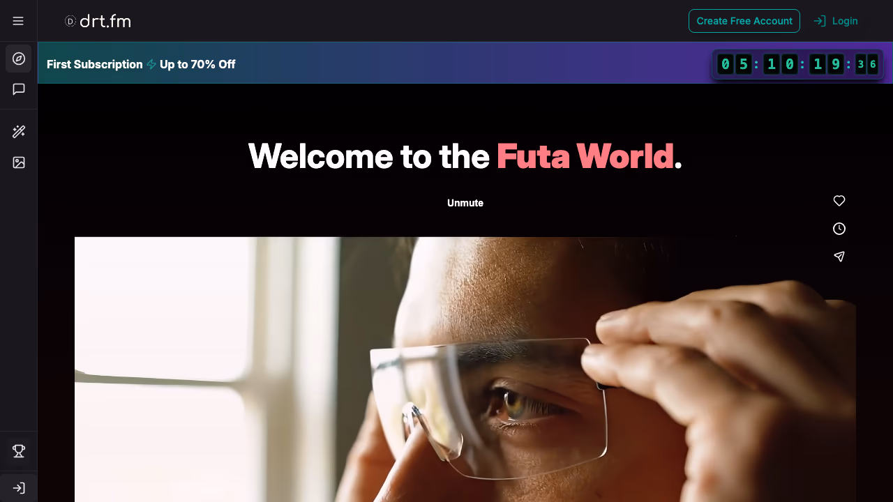 DRT.fm AI chat screenshot