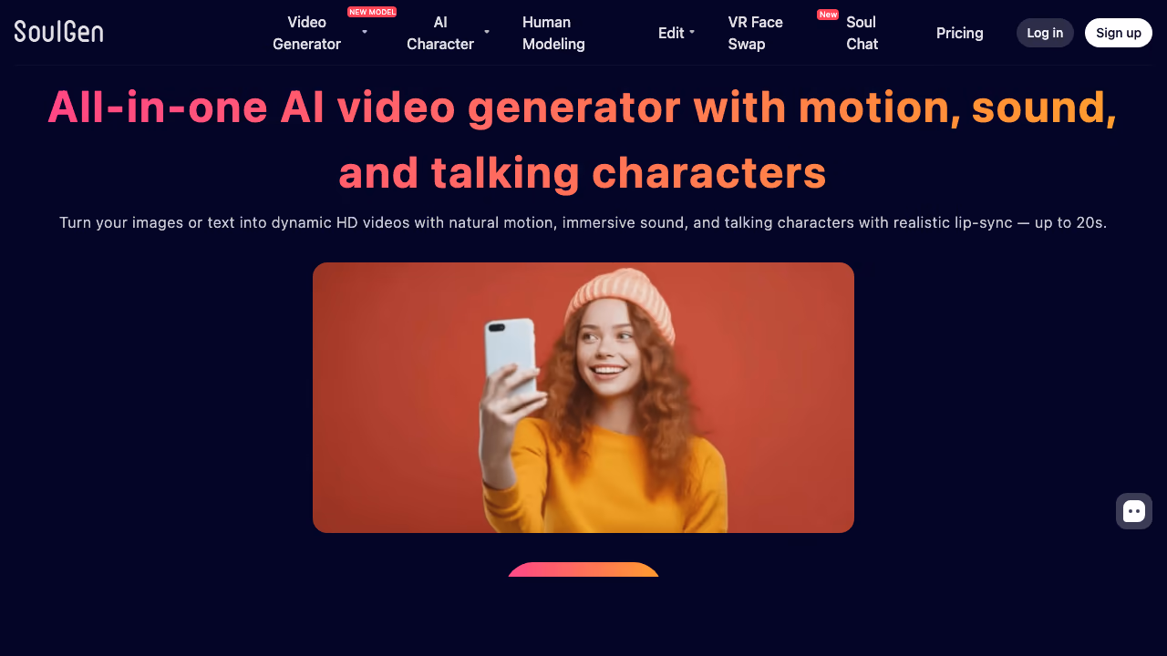 SoulGen AI screenshot