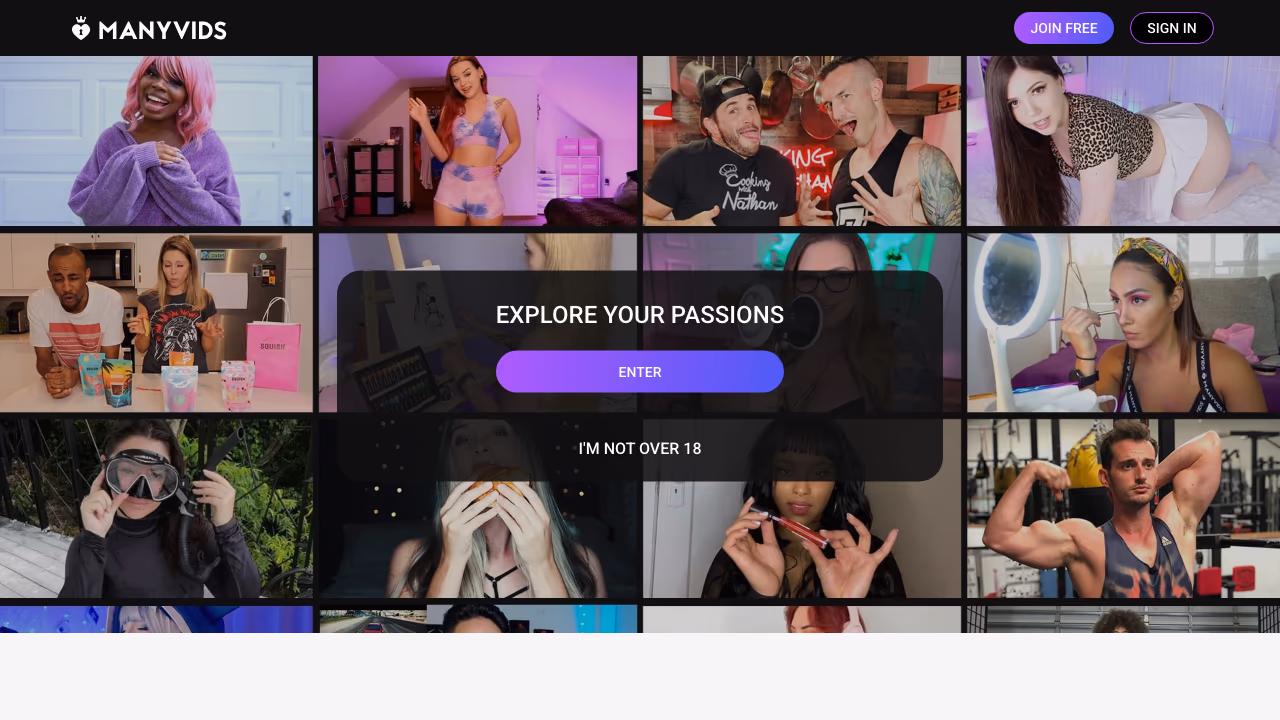 ManyVids screenshot