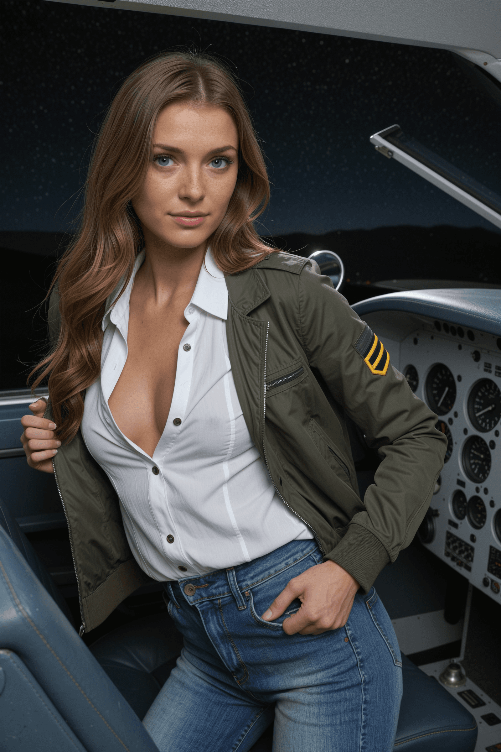 Chloe's Midnight Cross-Country Temptation