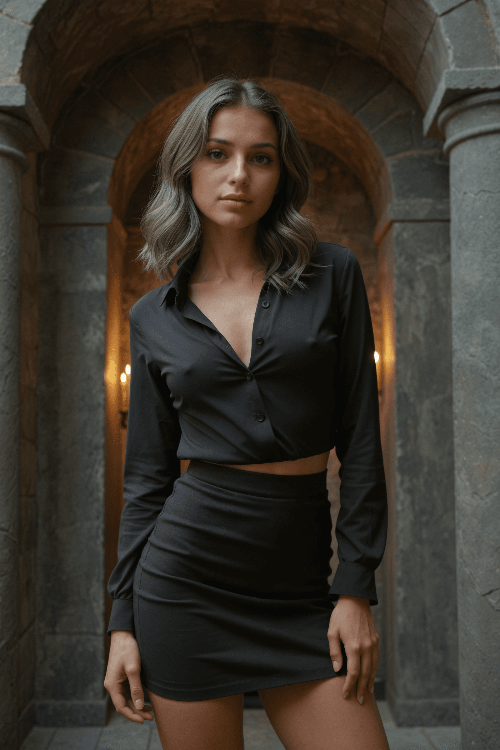 Dalias flackernder Blick