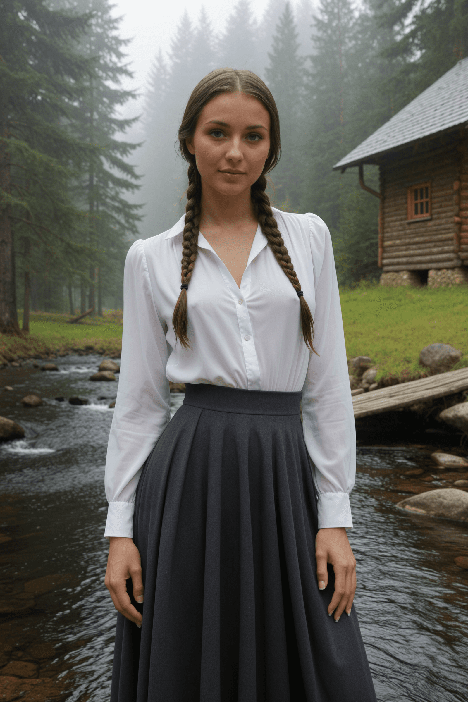 Diana's Misty Stream Glimpse