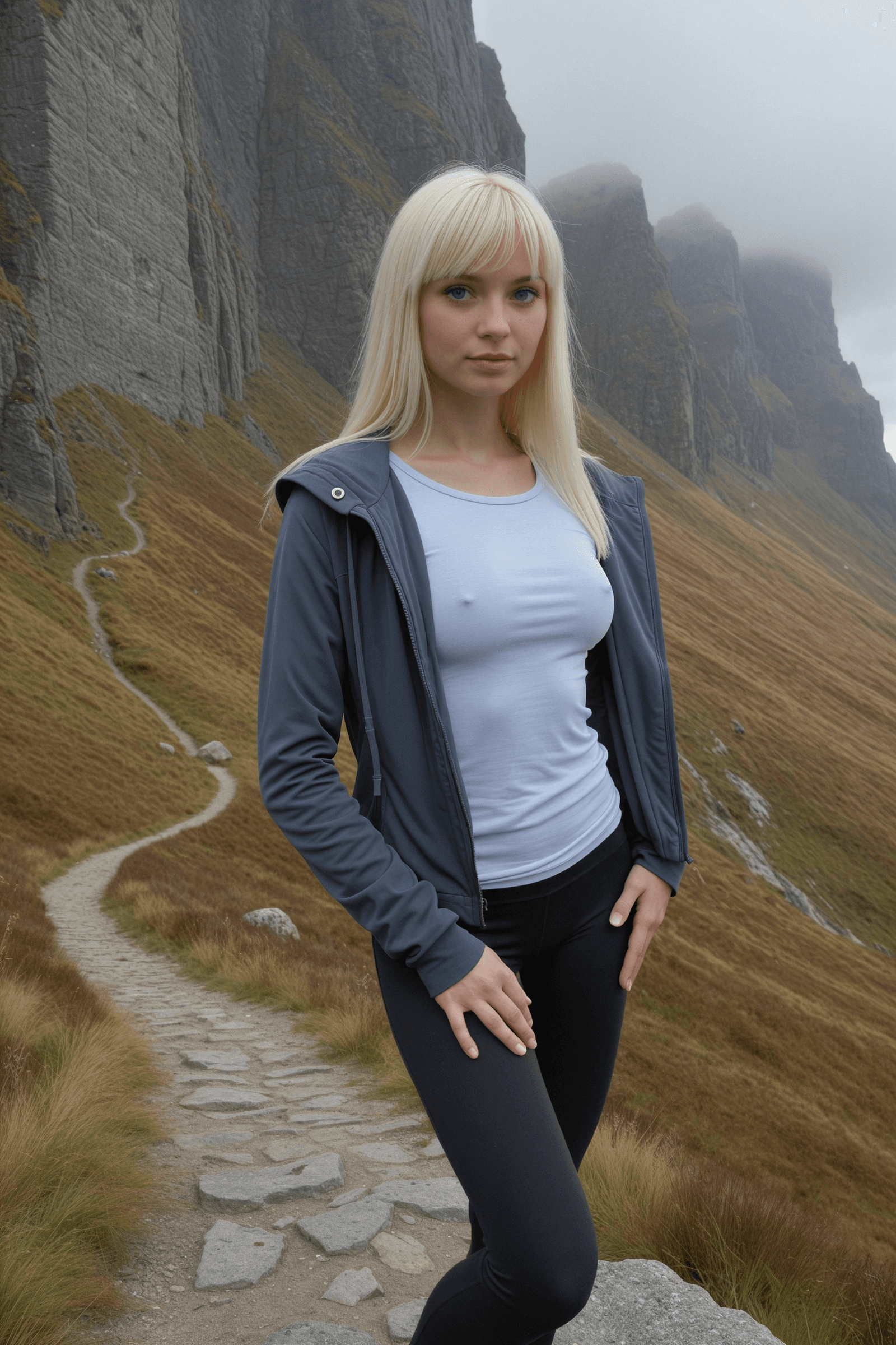 Freya's Rune-Glimpse on Highland Mist