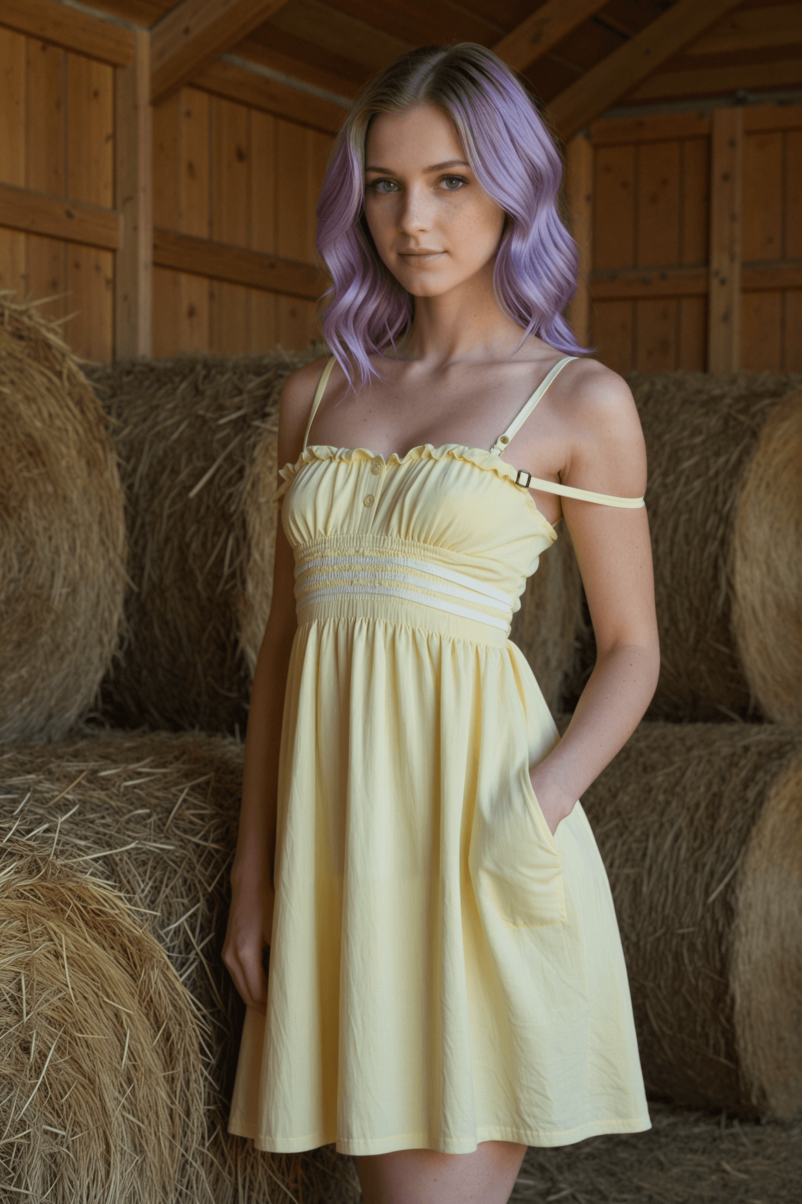 Grace Yields in the Hayloft Heat