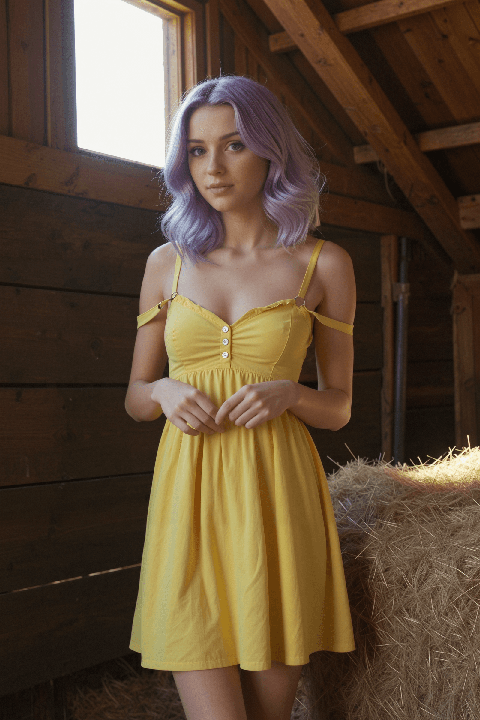 Grace Yields in the Hayloft Heat