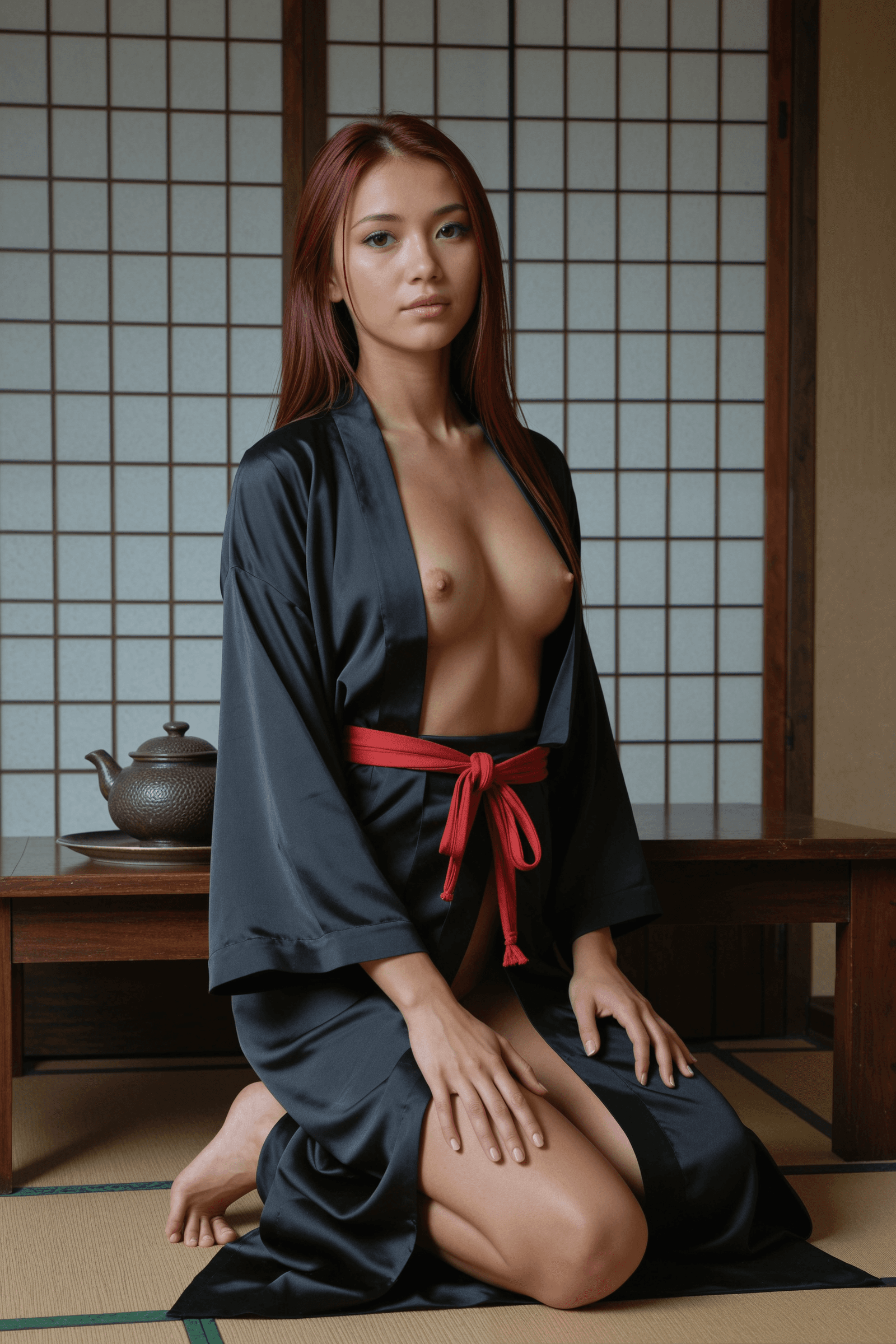 Hana's Steamy Tea Ceremony Surrender