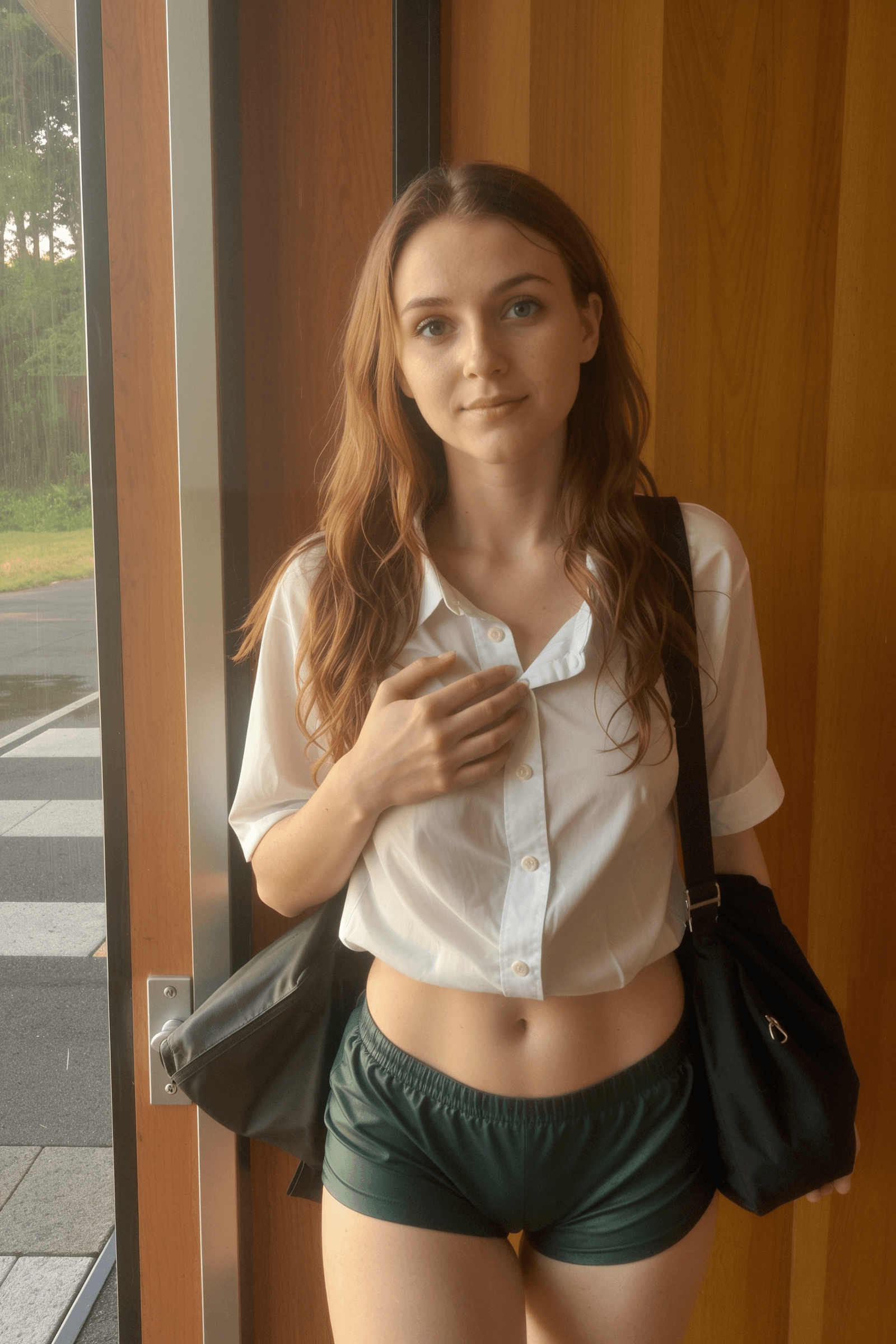 Julia's Rain-Soaked Rival Rendevous