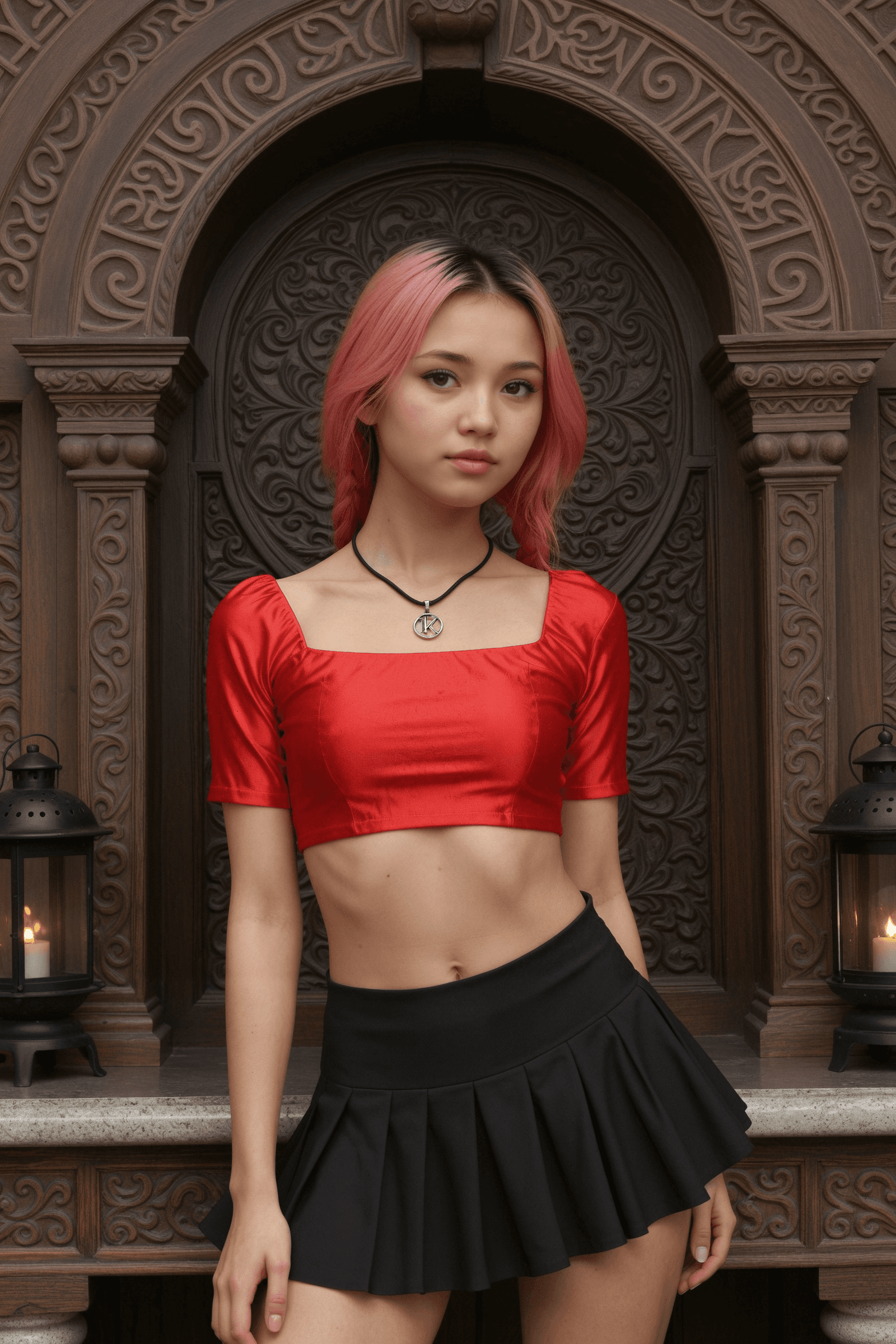 Lily's Eternal Fox Embrace