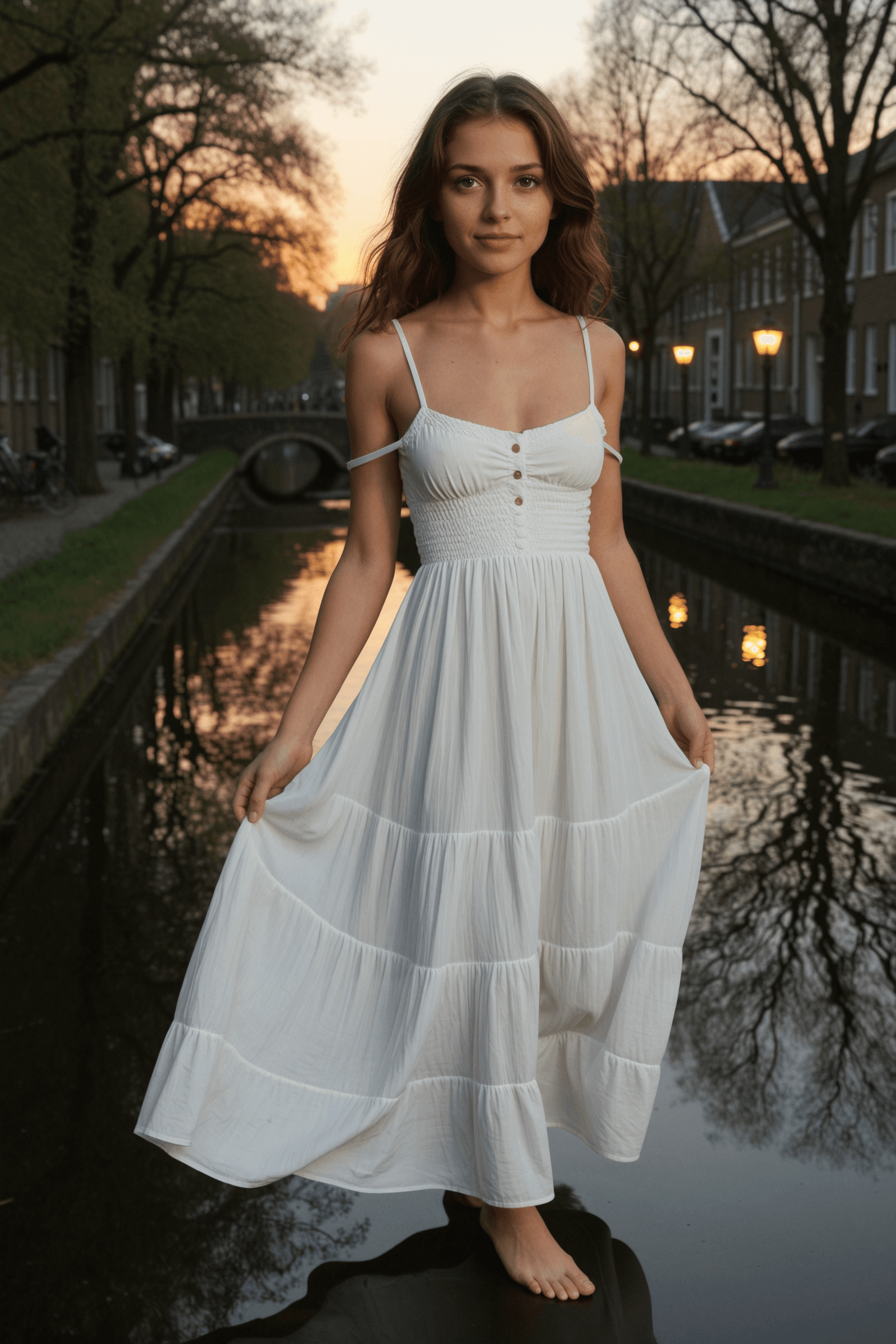Lotte's Dusk Canal Tease
