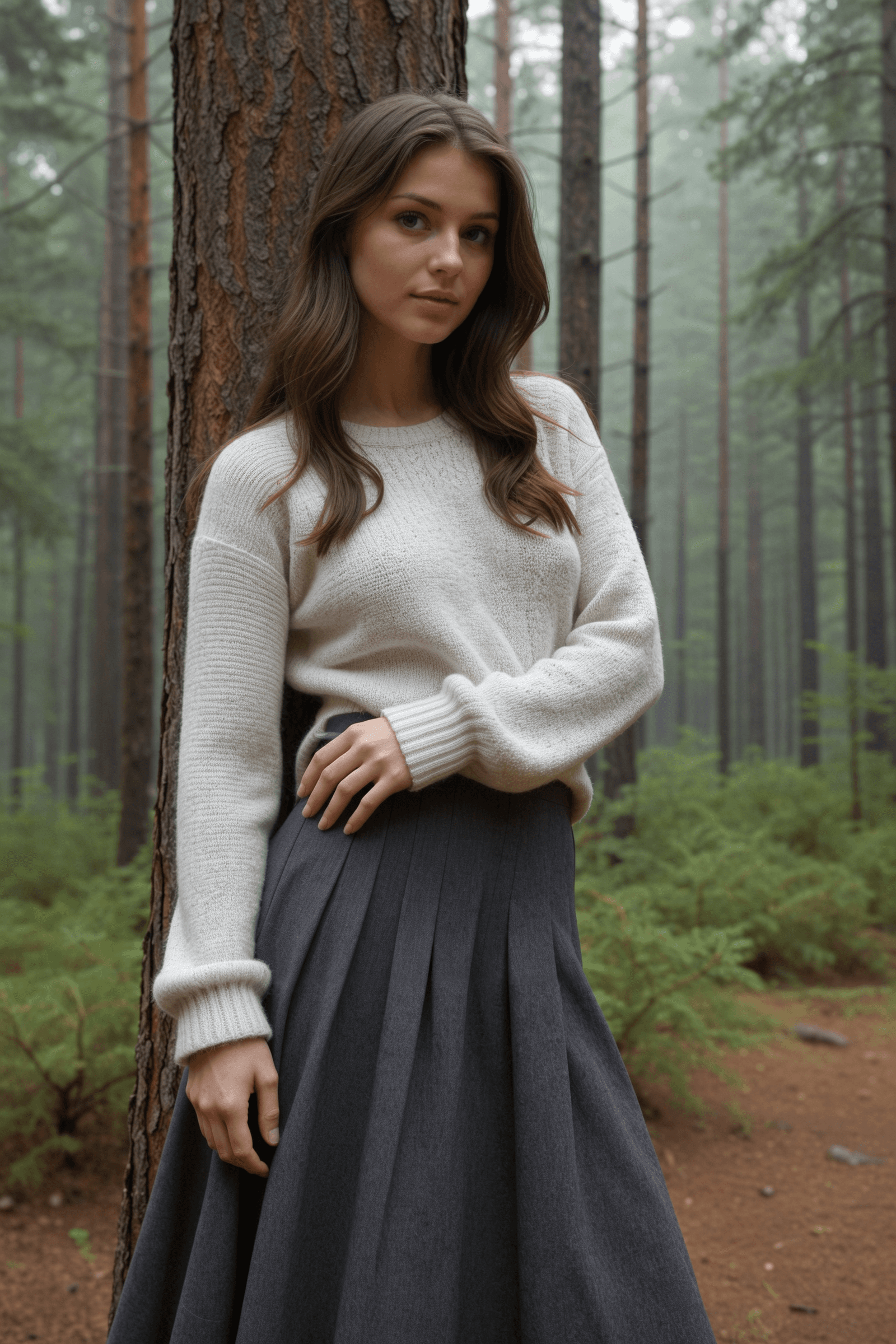Natalia's First Gaze in the Mist