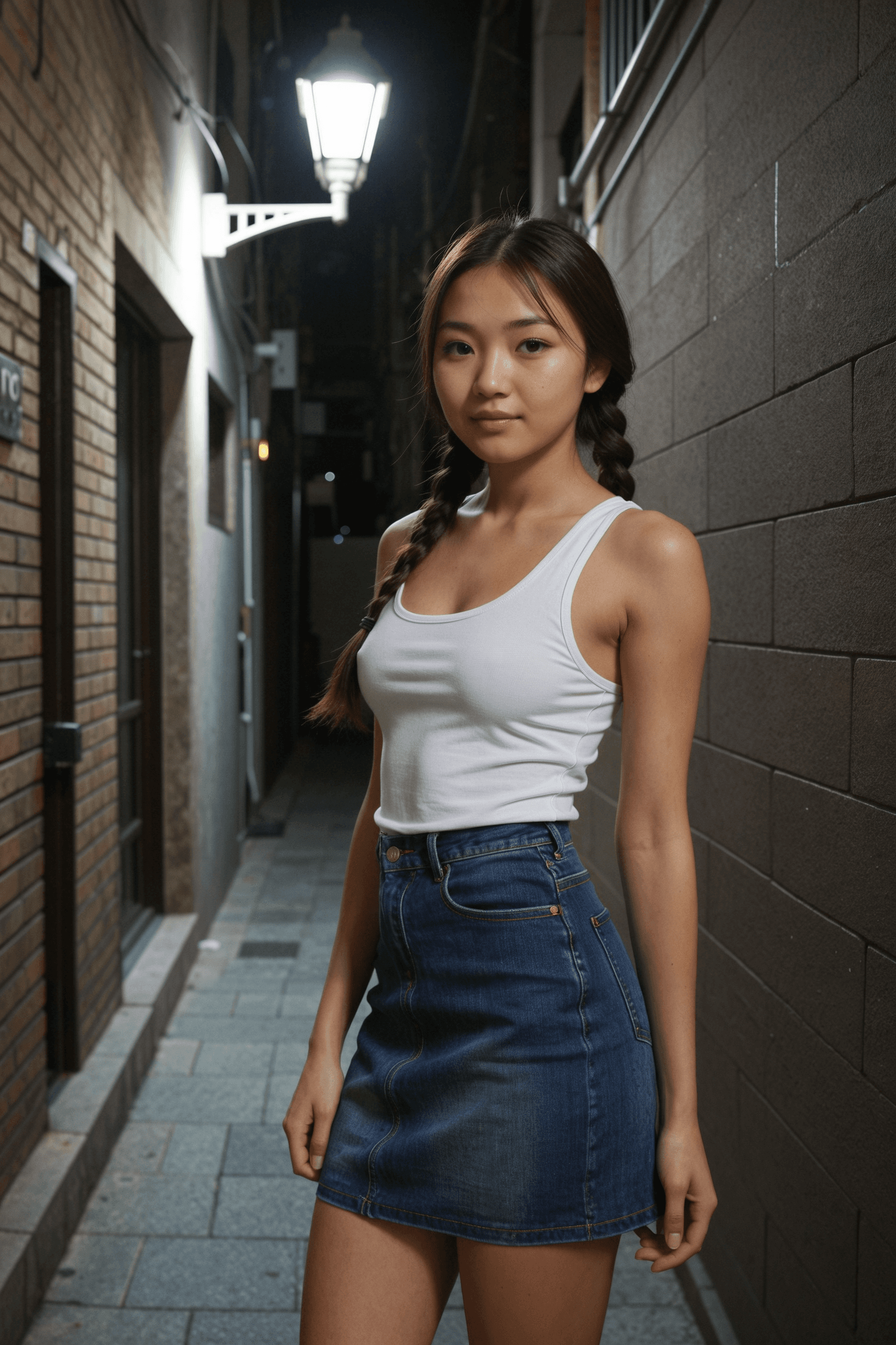 Su-Jin's Streetlight Glance